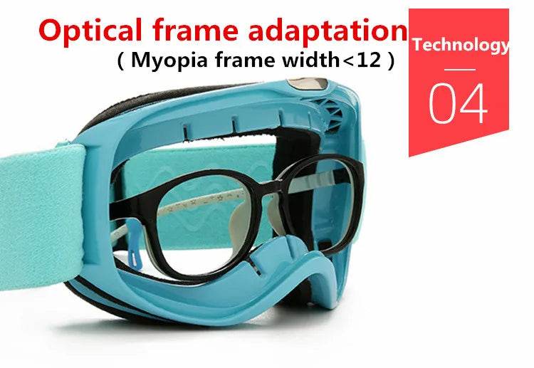 Premium Kids Ski Goggles Graced Lens Case Set For Children - ToylandEU