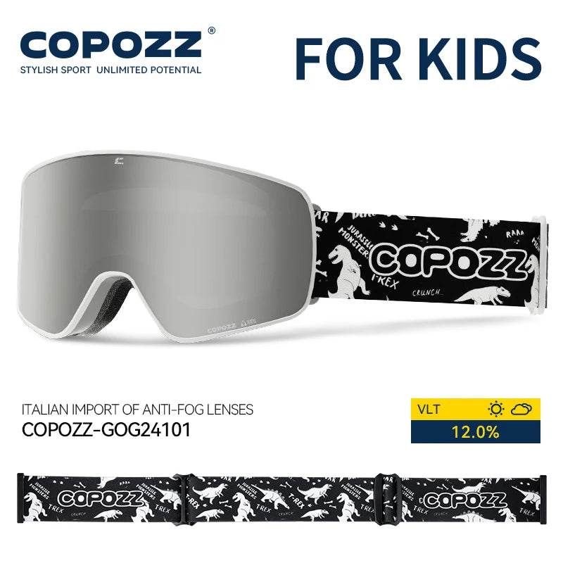 Premium Kids Ski Goggles Magnetic Cartoon UV400 For Kids - ToylandEU