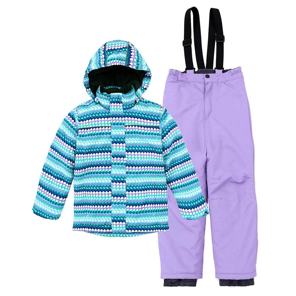 Premium Kids Ski Suit Waterproof Hooded Outdoor Winter Fun - ToylandEU