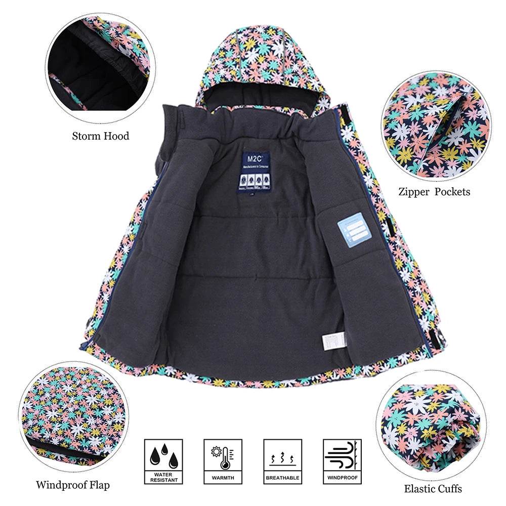 Premium Kids Ski Suit Waterproof Windproof Warm Unisex - ToylandEU