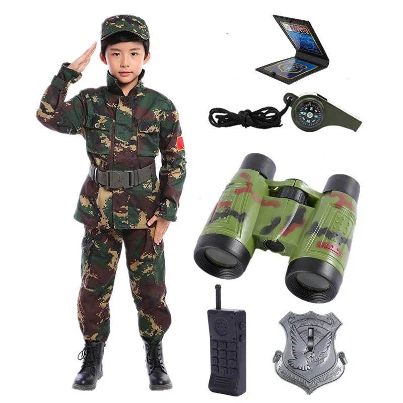Premium Kids Soldier Costume Camouflage Sniper Kit For Boys - ToylandEU