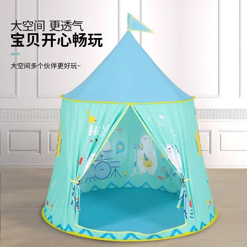 Premium Kids Teepee Tent Princess Castle Playhouse For Kids - ToylandEU