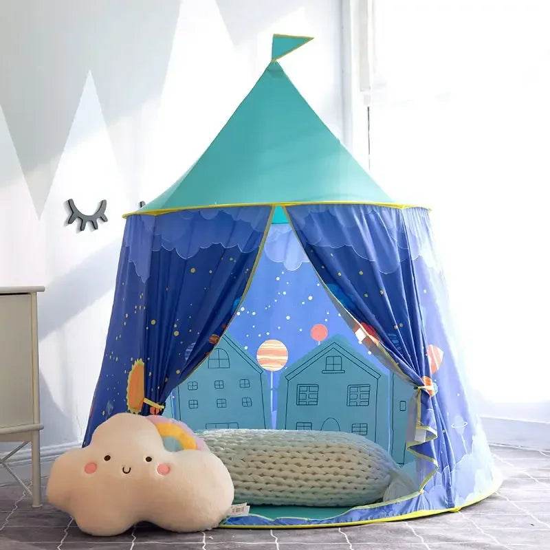 Premium Kids Teepee Tent Princess Castle Playhouse For Kids - ToylandEU