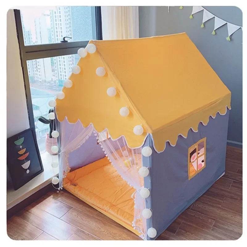 Premium Kids Tent Foldable Tipi Play House For Girls - ToylandEU