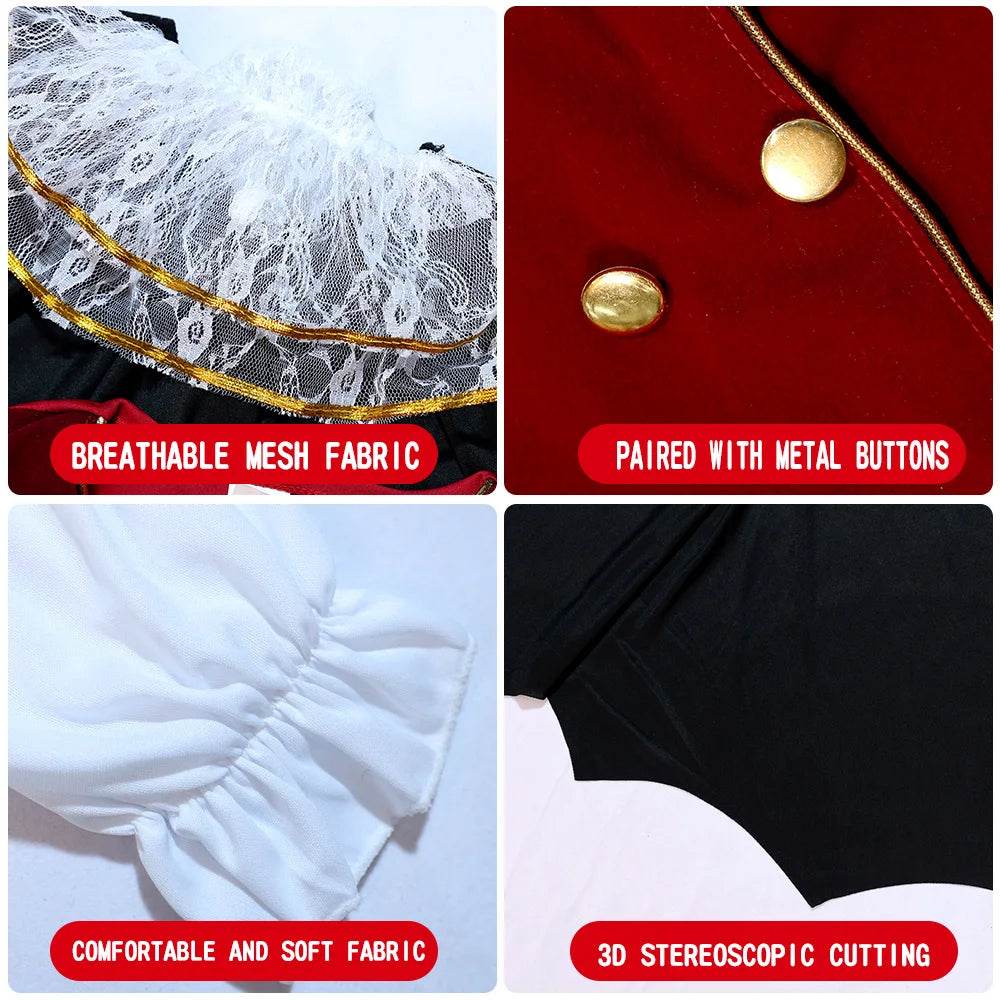 Premium Kids Vampire Costume Cloak Set for Halloween Cosplay - ToylandEU