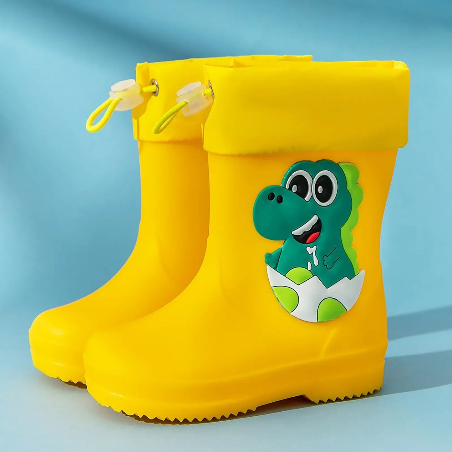 Premium Kids Waterproof Rain Boots With Cartoon Dinosaur Design For Toddlers - ToylandEU
