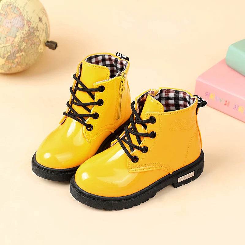 Premium Kids Winter Boots PU Leather Waterproof For Kids - ToylandEU