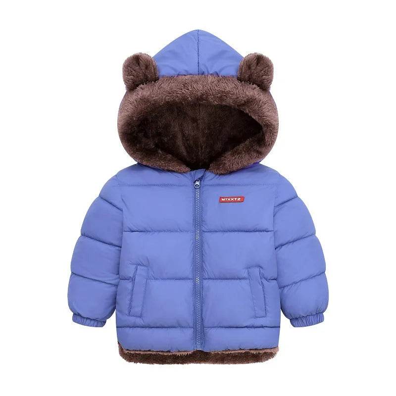 Premium Kids Winter Coat Lambwool Look Hooded Ears 2 6Y - ToylandEU