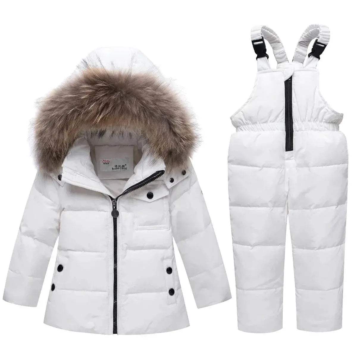  Premium Kids Winter Snowsuit Set Fur Collar Toyland EU -  ToylandEU™