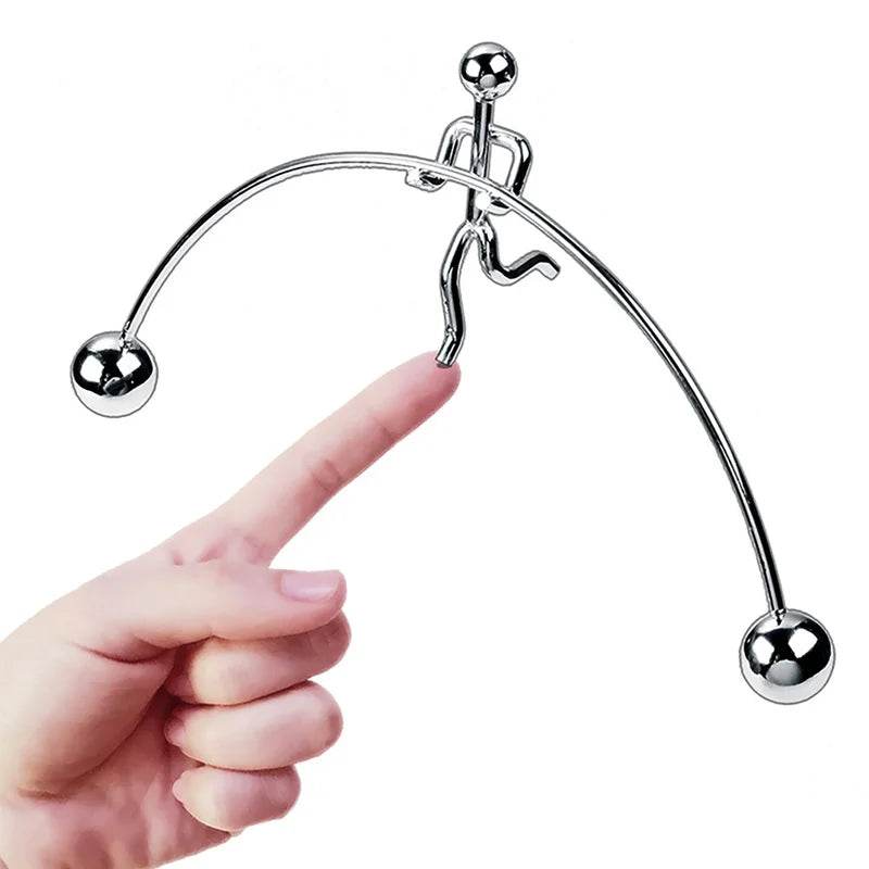 Premium Kinetic Art Desk Toy Weightlifter For Home Office - ToylandEU