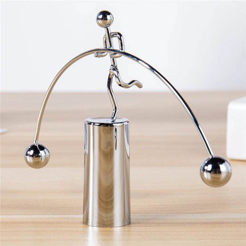 Premium Kinetic Art Desk Toy Weightlifter For Home Office - ToylandEU