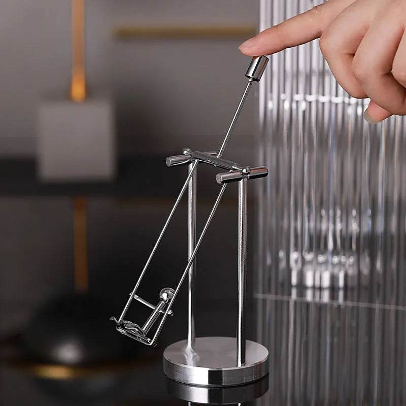 Premium Kinetic Desk Toy Steel Balance Perpetual Motion Gift - ToylandEU