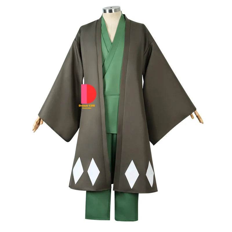 Premium Kisuke Urahara Cosplay Costume With Wig Cape For Men - ToylandEU