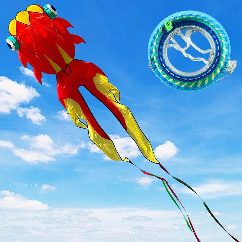 Premium Kite 3D Goldfish Frameless For Beach Family Fun - ToylandEU