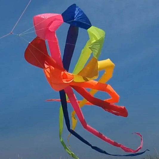 Premium Kite 6.5M 3D Rainbow Rotating Tail For Outdoor Use - ToylandEU