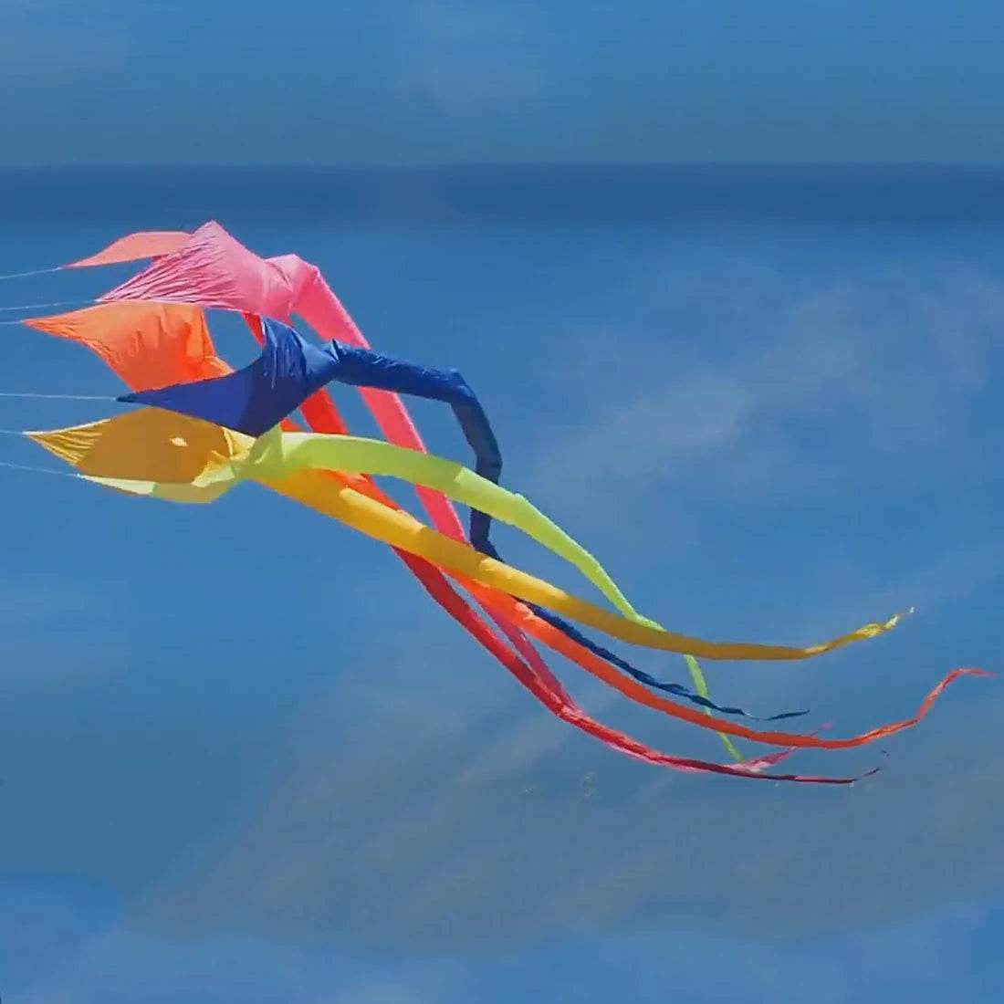Premium Kite 6.5M 3D Rainbow Rotating Tail For Outdoor Use - ToylandEU