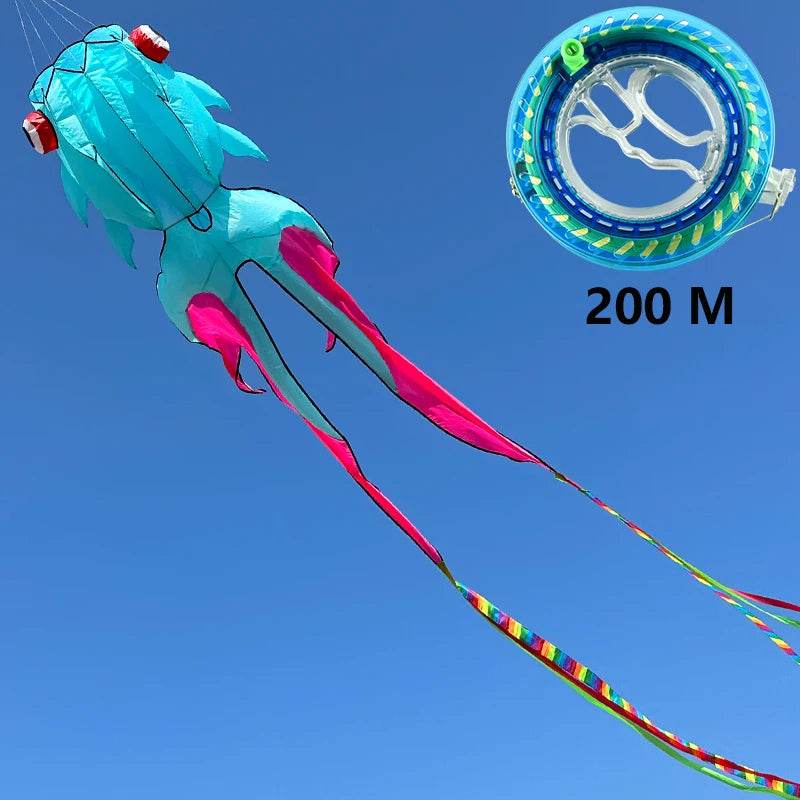 Premium Kite Blue 3D Soft Goldfish For Outdoor Beach Fun - ToylandEU