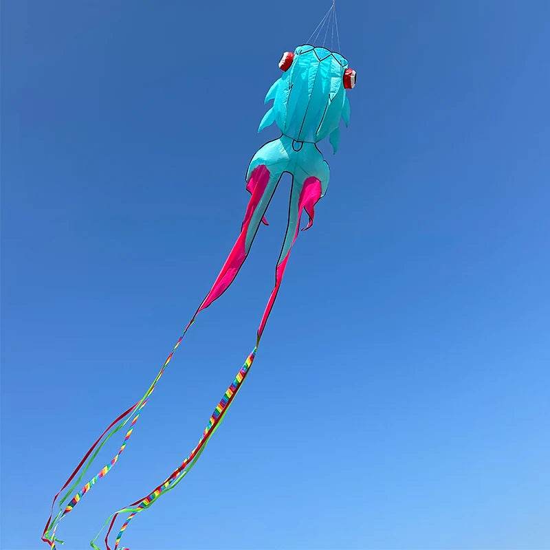 Premium Kite Blue 3D Soft Goldfish For Outdoor Beach Fun - ToylandEU