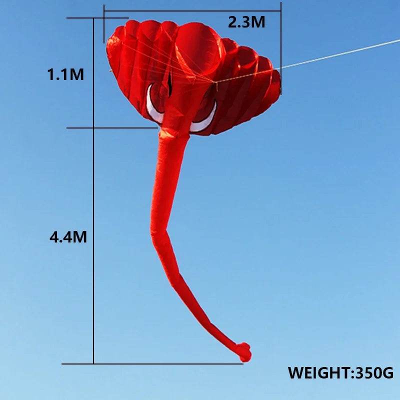 Premium Kite Elephant Shape With 200M Cable For Outdoor Fun - ToylandEU