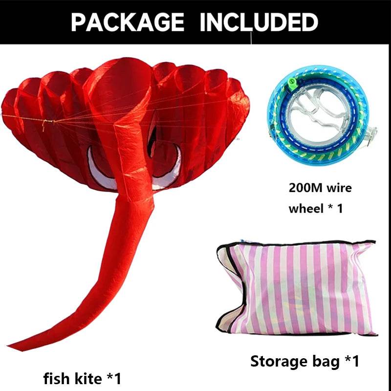 Premium Kite Elephant Shape With 200M Cable For Outdoor Fun - ToylandEU