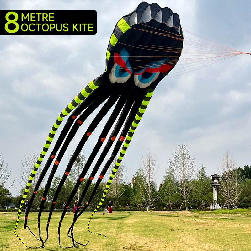 Premium Kite Octopus 3D With 200M Cable For Outdoor Flying - ToylandEU