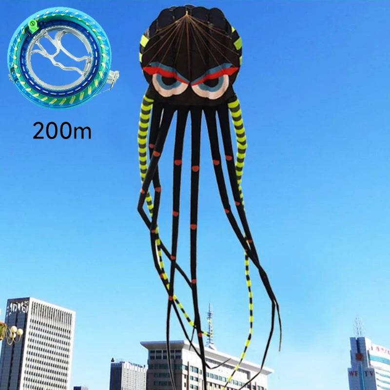 Premium Kite Octopus 3D With 200M Cable For Outdoor Flying - ToylandEU