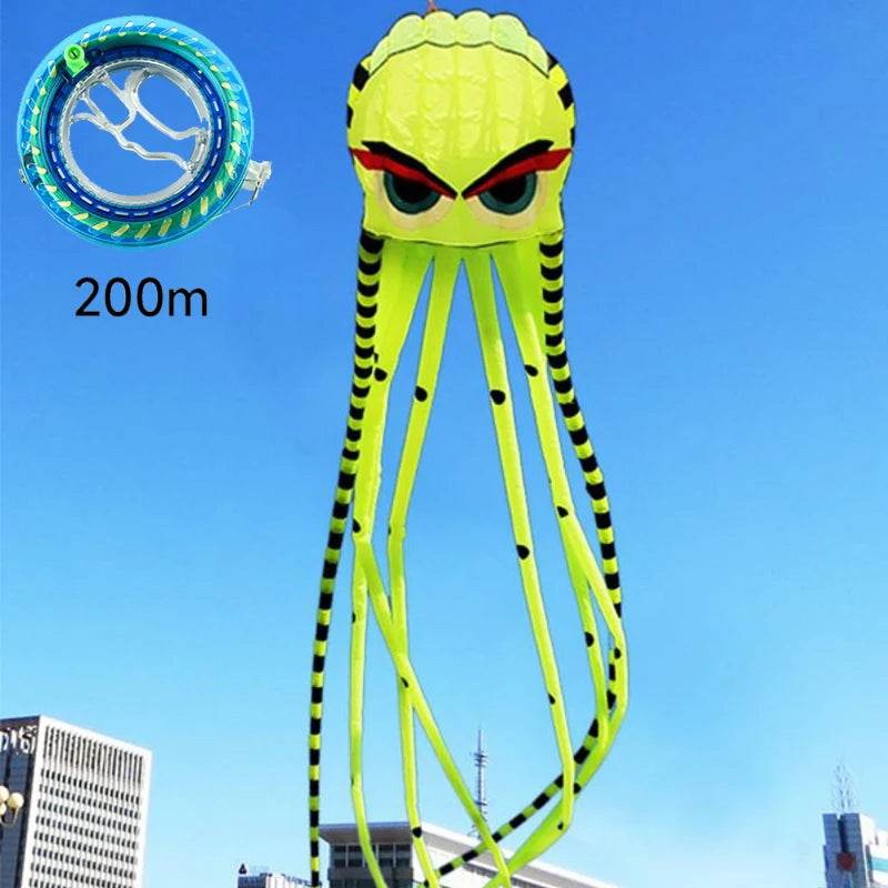 Premium Kite Octopus 3D With 200M Cable For Outdoor Flying - ToylandEU