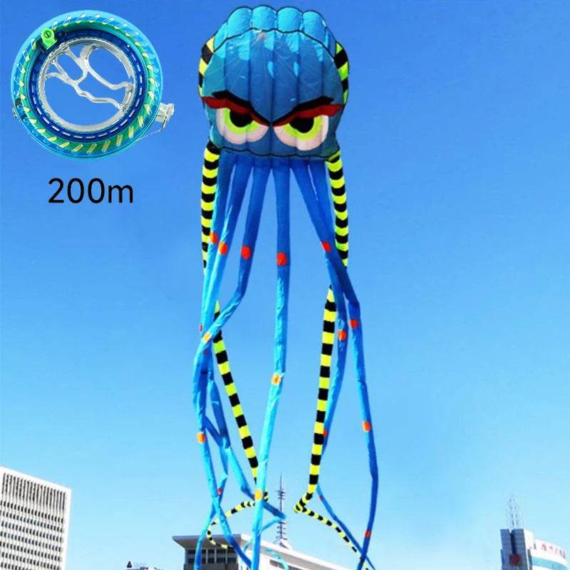 Premium Kite Octopus 3D With 200M Cable For Outdoor Flying - ToylandEU