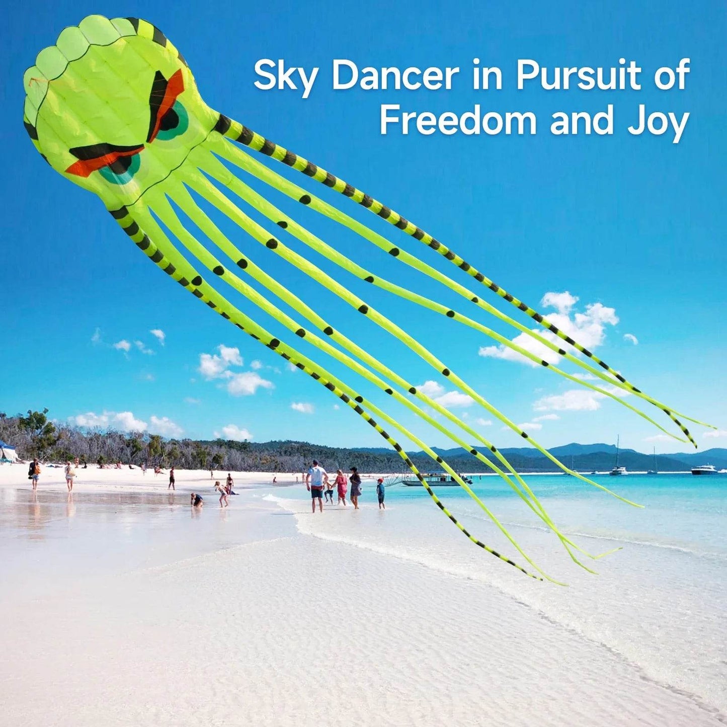 Premium Kite Octopus Large 3D Inflatable Beach Fun for Kids - ToylandEU