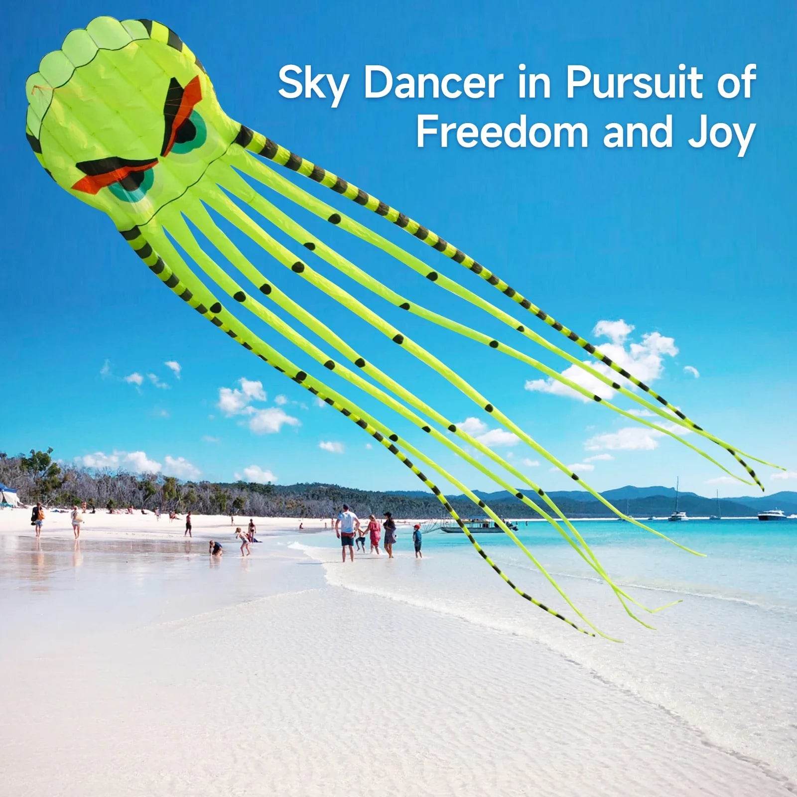 Premium Kite Octopus Large 3D Inflatable Beach Fun for Kids - ToylandEU