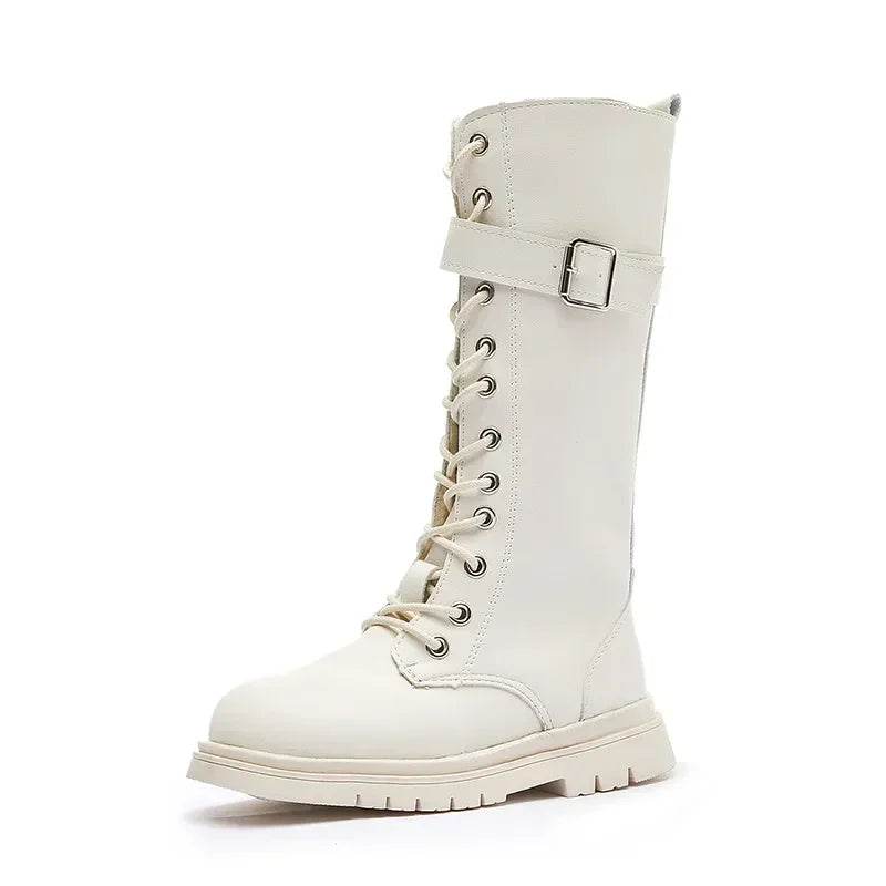 Premium Knee High Boots With Zipper For Girls Winter - ToylandEU