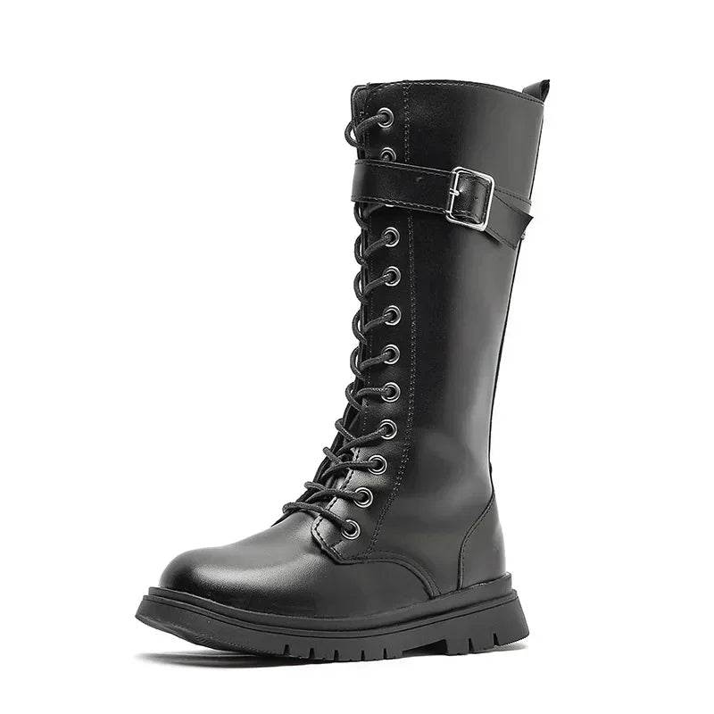 Premium Knee High Boots With Zipper For Girls Winter - ToylandEU