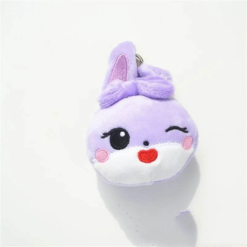 Premium Kpop Plush Keychain Pink Cartoon Rose 8cm For Fans - ToylandEU