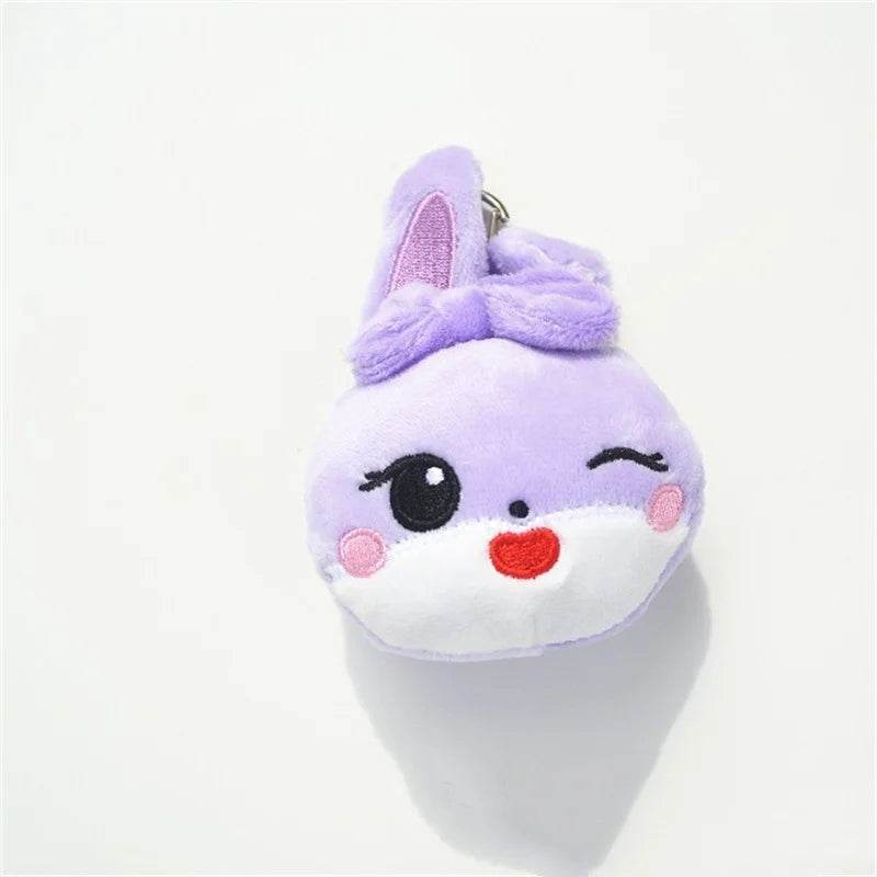 Premium Kpop Plush Keychain Pink Cartoon Rose 8cm For Fans - ToylandEU