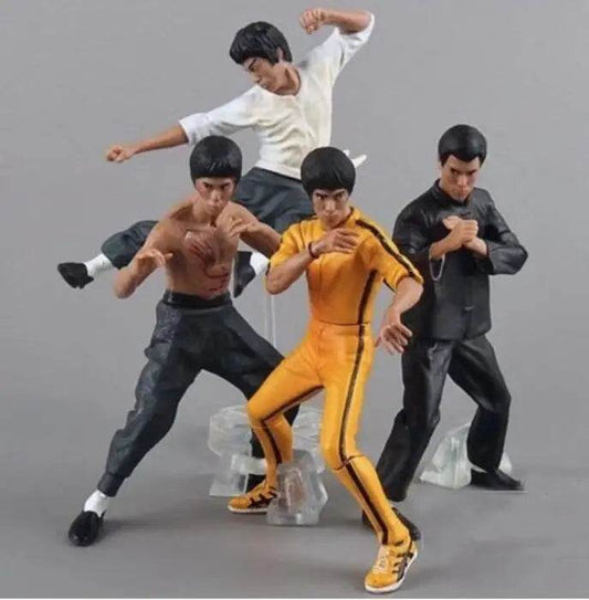 Premium Kung Fu Action Figure Set 4 Pack 10cm PVC For Boys - ToylandEU
