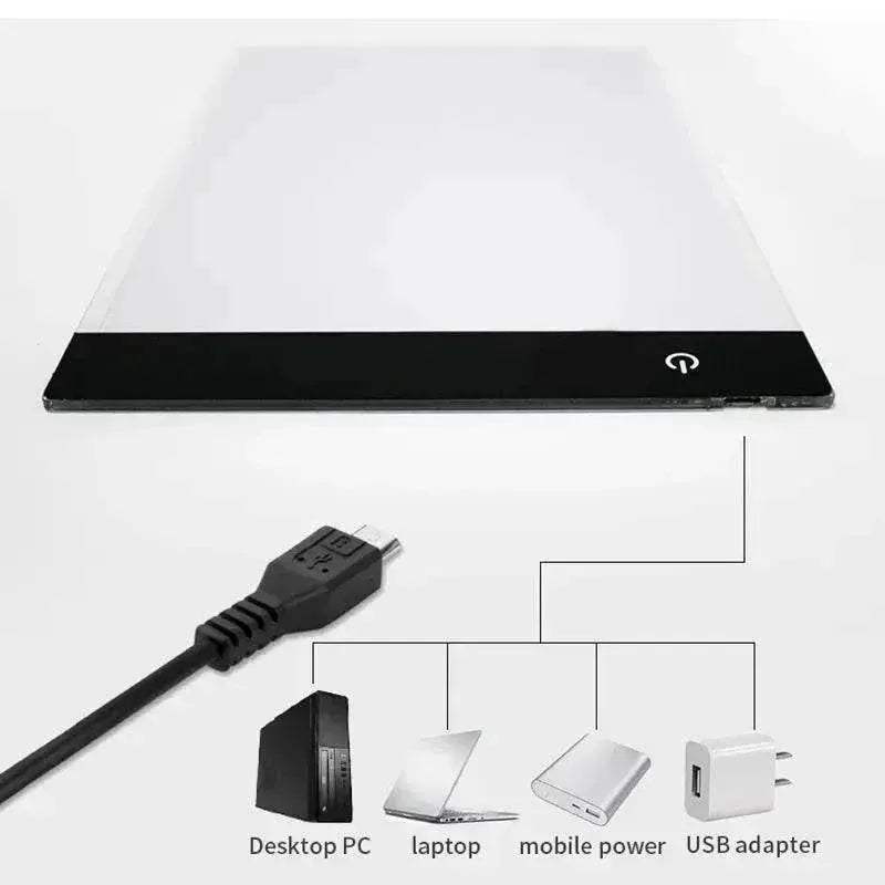  Premium LED Drawing Pad Dimmable A4 Toyland EU -  ToylandEU™