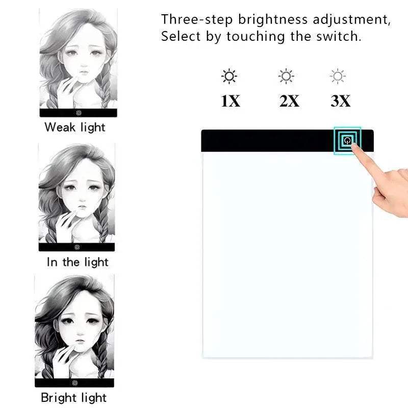  Premium LED Drawing Pad Dimmable A4 Toyland EU -  ToylandEU™