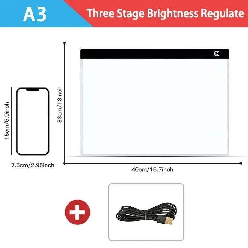  Premium LED Drawing Pad Dimmable A4 Toyland EU -  ToylandEU™