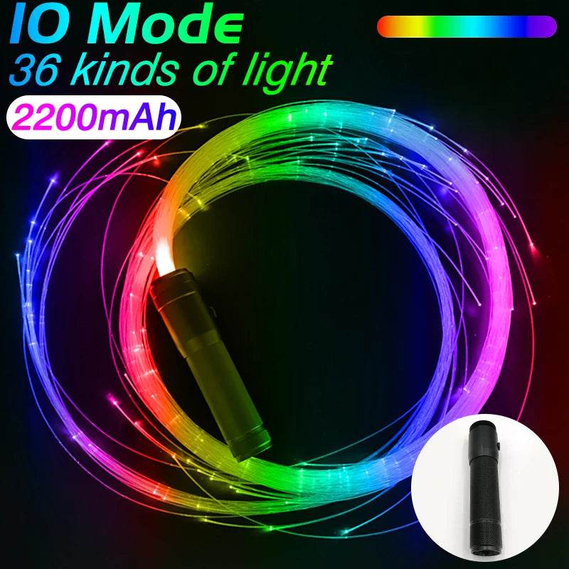 Premium LED Fiber Optic Whip Pixel Light Up For Party - ToylandEU