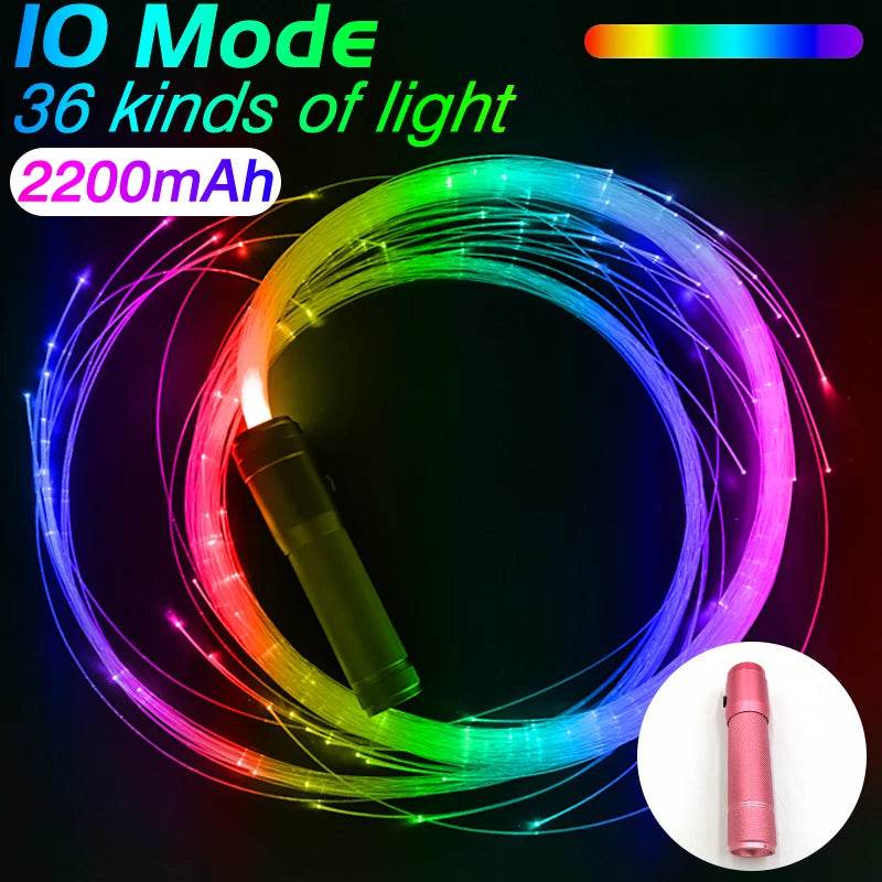 Premium LED Fiber Optic Whip Pixel Light Up For Party - ToylandEU