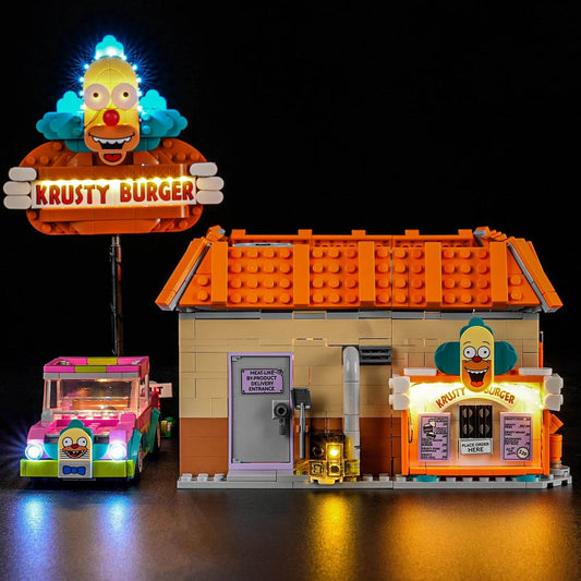 Premium LEGO LED Light Kit Krusty Burger 10352 For Fans - ToylandEU