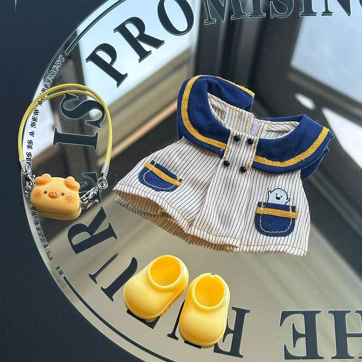 Premium Labubu 17cm Doll Outfit Yellow Rose For Collectors - ToylandEU