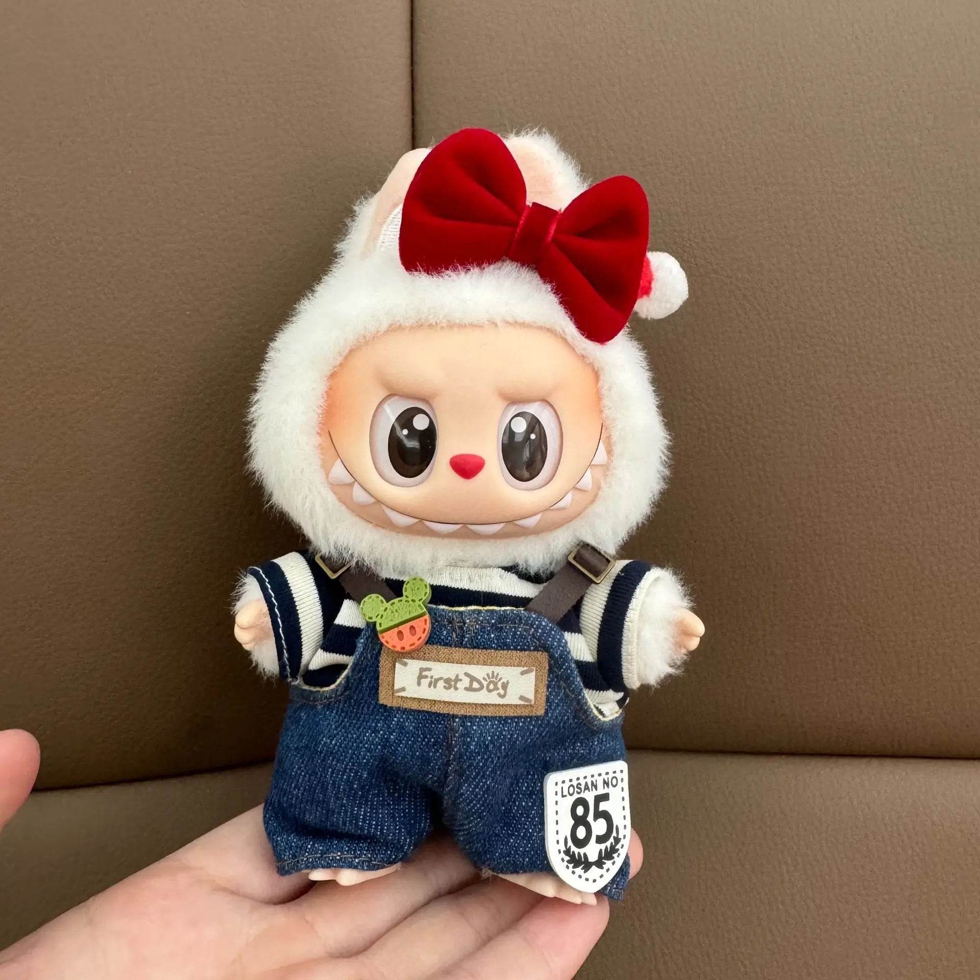 Premium Labubu Clothes 17cm Pendant Strap Set For BJD - ToylandEU