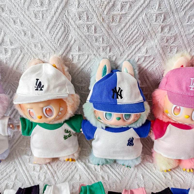 Premium Labubu Doll Clothes 17cm Baseball Outfit For Kids - ToylandEU