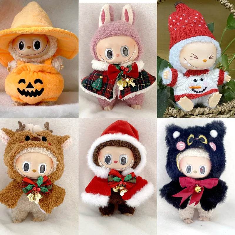 Premium Labubu Doll Clothing Holiday Cloaks For Collectors - ToylandEU
