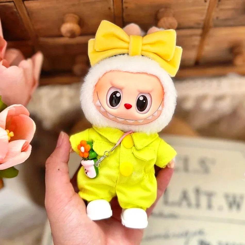 Premium Labubu Doll Jumpsuit Cool Workwear For 15cm Dolls - ToylandEU