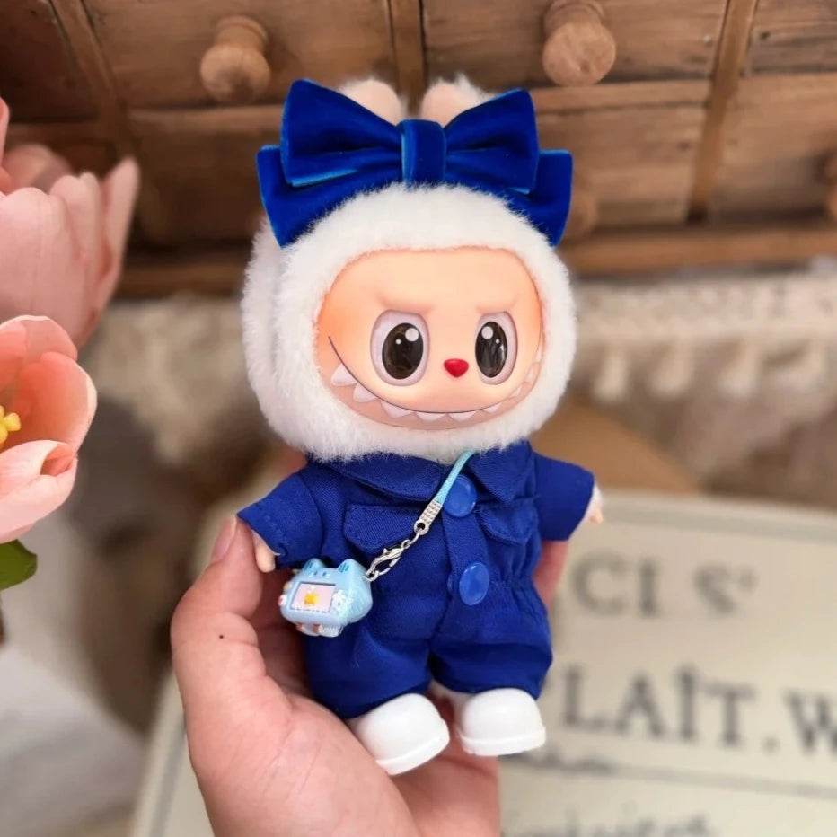 Premium Labubu Doll Jumpsuit Cool Workwear For 15cm Dolls - ToylandEU