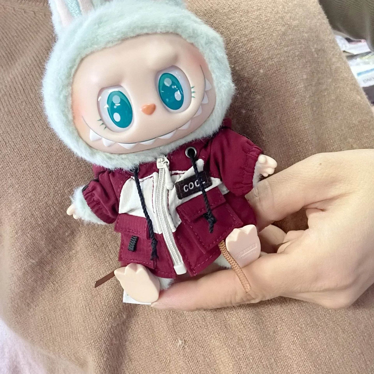 Premium Labubu Doll Jumpsuit Cool Workwear For 15cm Dolls - ToylandEU