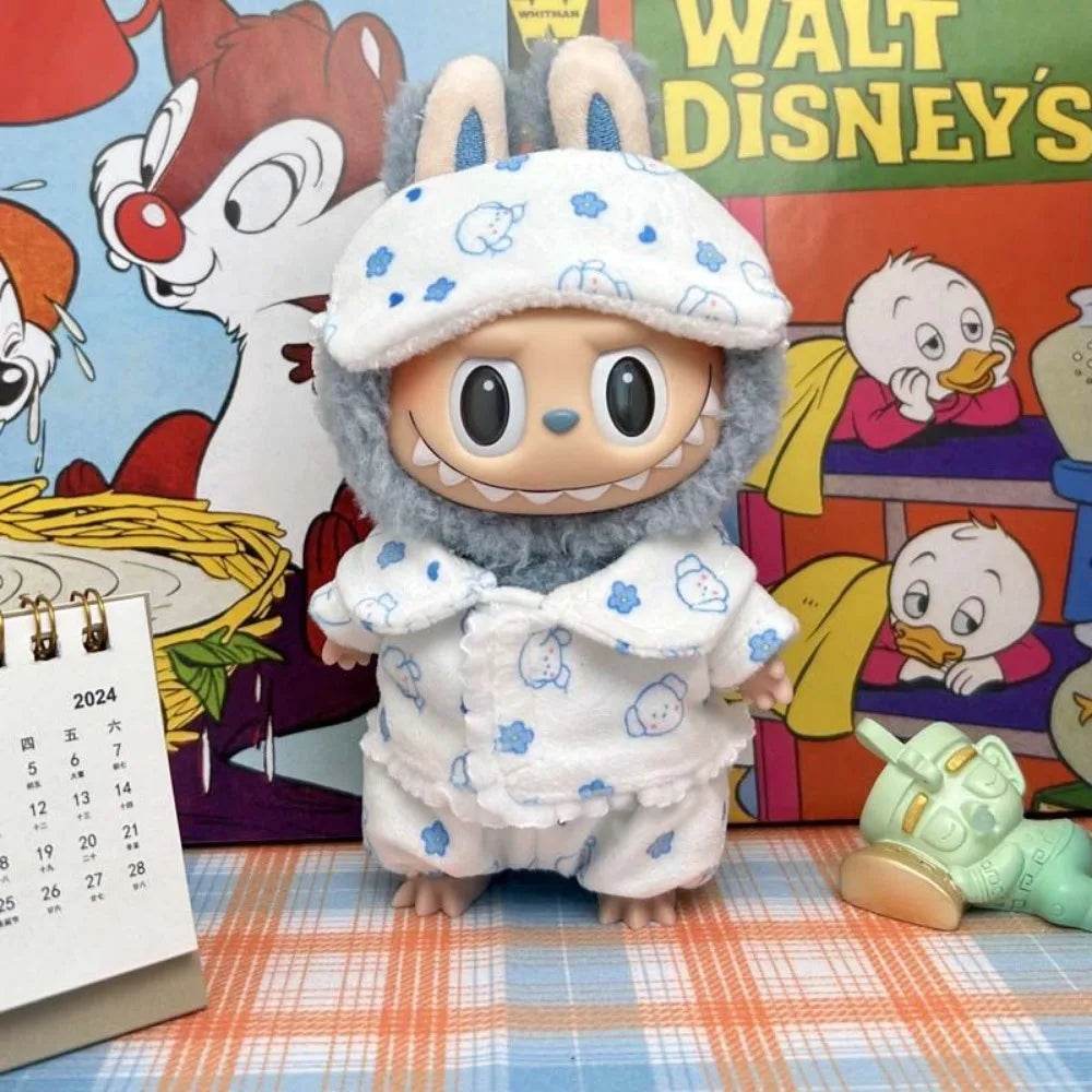 Premium Labubu Doll Pajama Set With Eye Mask For Kids - ToylandEU