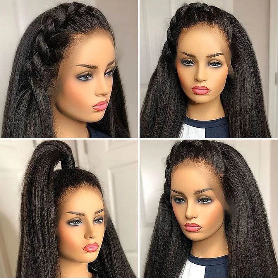 Premium Lace Front Wig With Kinky Edges For Women Daily - ToylandEU